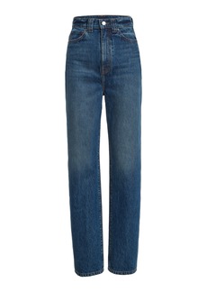 Khaite - Albi Slim Jeans - Medium Wash - 24 - Moda Operandi