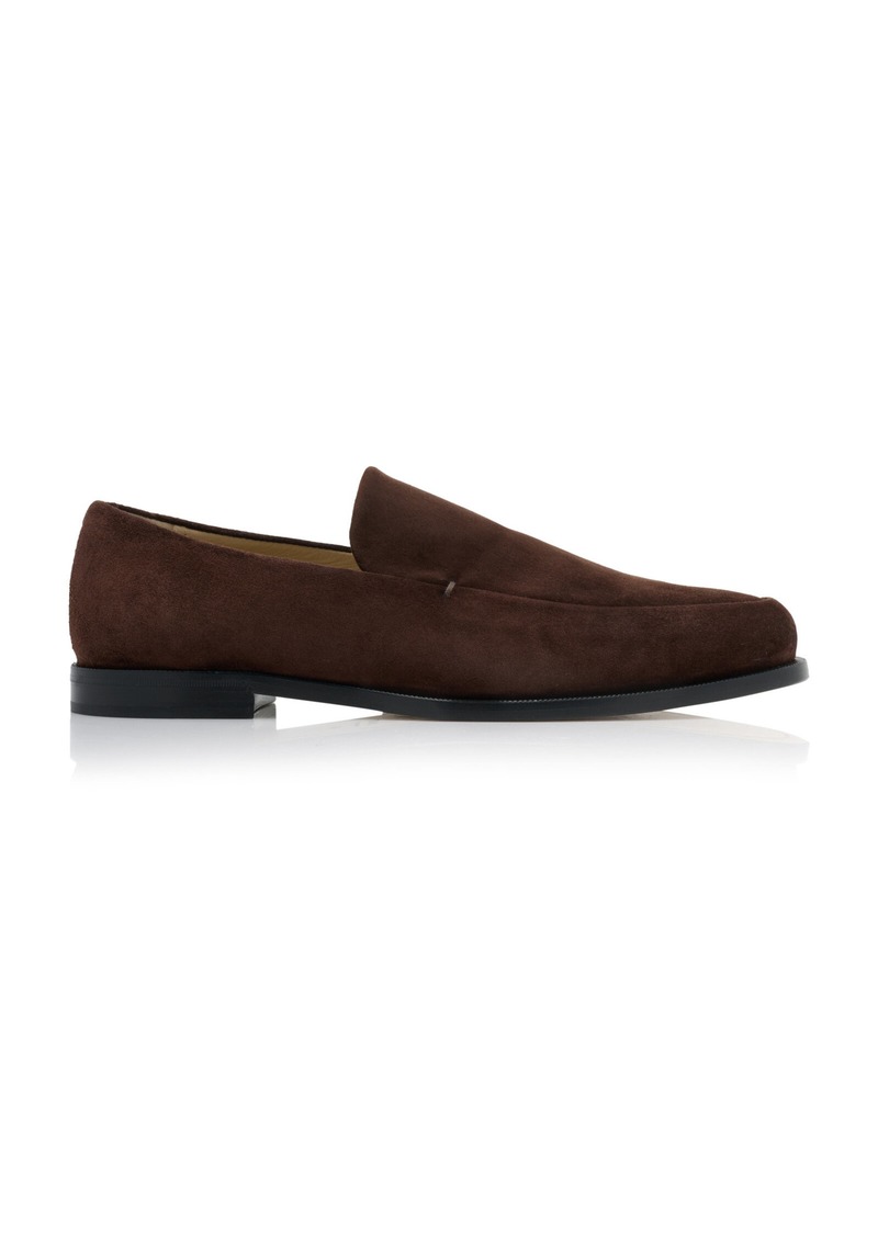 Khaite - Alessio Suede Loafers - Brown - IT 39 - Moda Operandi