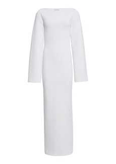 Khaite - Alta Stretch Matte Maxi Dress - White - M - Moda Operandi