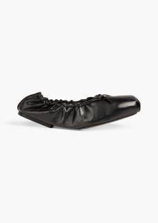 Khaite - Ashland bow-embellished leather ballet flats - Black - EU 38