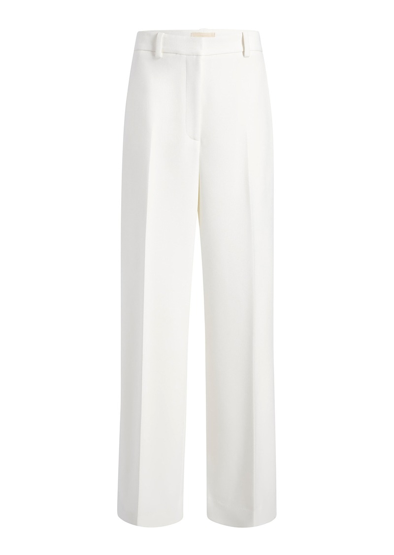 Khaite - Bacall Woven Wide-Leg Pants - Ivory - US 8 - Moda Operandi