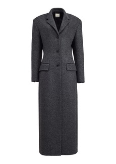 Khaite - Bontin Melange Wool Coat - Grey - XS - Moda Operandi