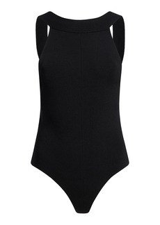 Khaite - Campagna Sleeveless Bodysuit - Black - L - Moda Operandi