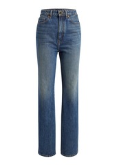 Khaite - Danielle High-Rise Skinny Jeans - Medium Wash - 23 - Moda Operandi