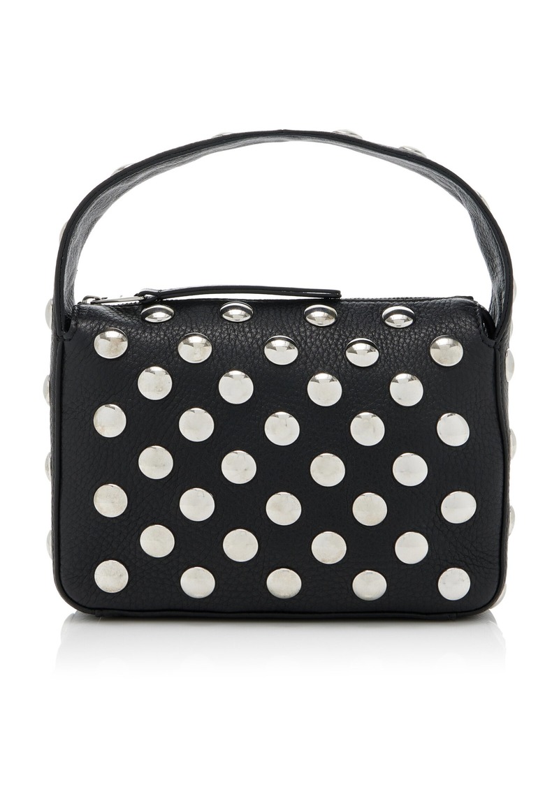 Khaite - Elena Small Studded Leather Bag - Black - OS - Moda Operandi