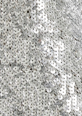 Khaite - Elsa sequined tulle turtleneck mini dress - Metallic - US 2