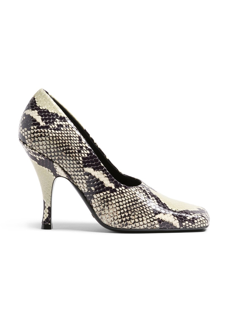 Khaite - Eva Python-Effect Leather Pumps - Animal - IT 39 - Moda Operandi