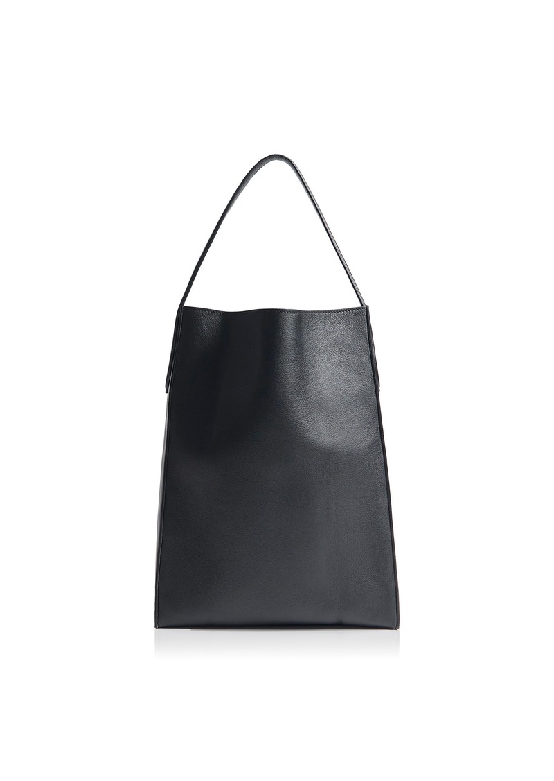 Khaite - Frida Leather Tote Bag - Black - OS - Moda Operandi