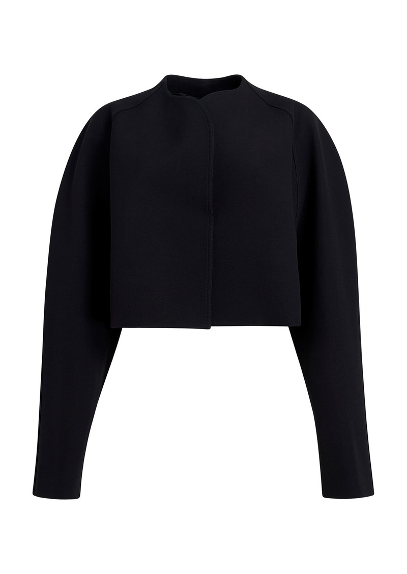 Khaite - Garothy Cropped Suiting Jacket - Black - US 0 - Moda Operandi