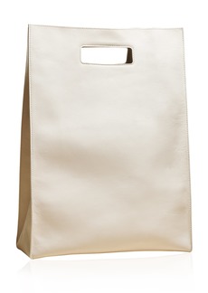 Khaite - Hudson Leather Tote Bag - Off-White - OS - Moda Operandi