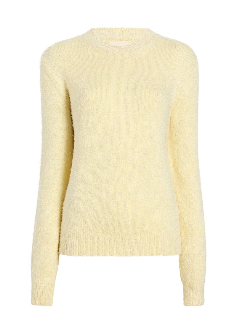 Khaite - Irla Knit Silk-Cashmere Top - Yellow - L - Moda Operandi