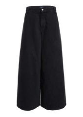 Khaite - Jacob Wide-Leg Jeans - Black - 30 - Moda Operandi