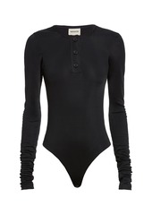 Khaite - Janelle Slinky Bodysuit - White - M - Moda Operandi