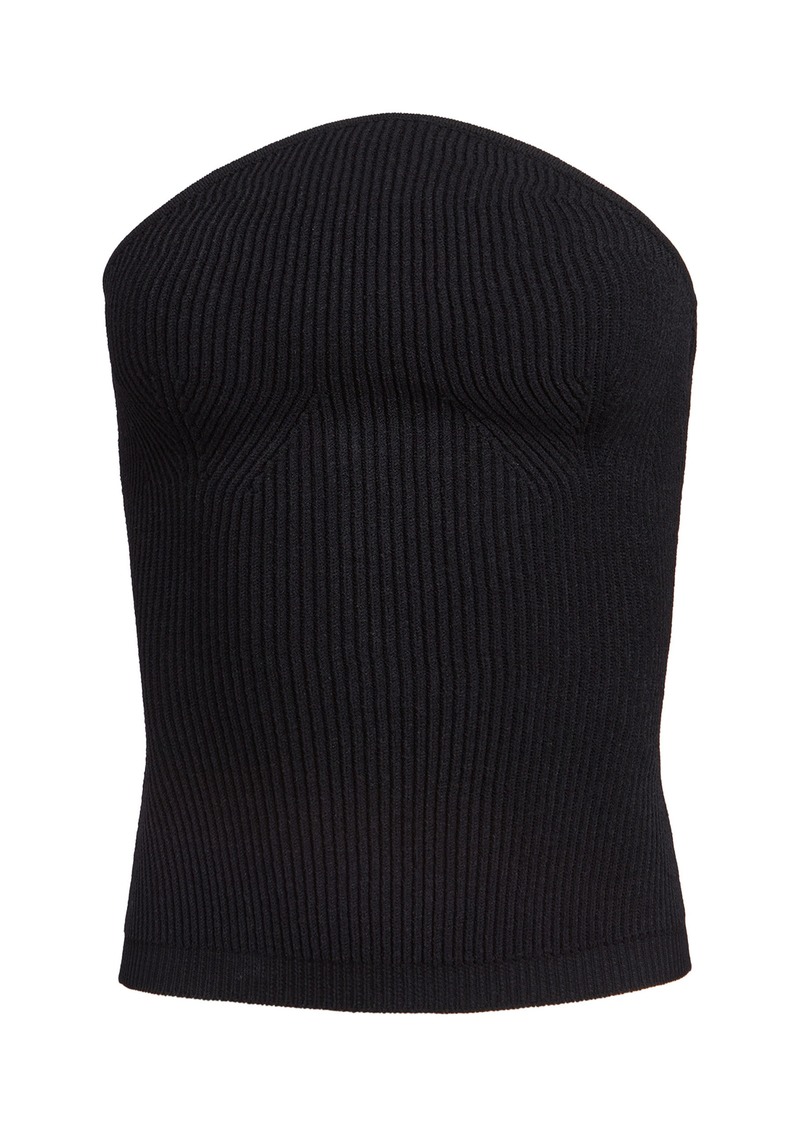 Khaite - Jericho Strapless Top - Black - XS - Moda Operandi