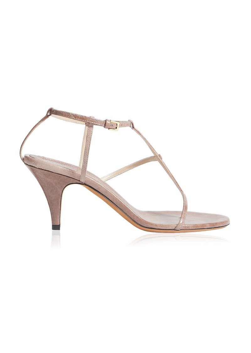 Khaite - Jones Leather Sandals - Neutral - IT 38 - Moda Operandi