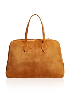Khaite - Maeve Large Weekender Leather Bag - Neutral - OS - Moda Operandi