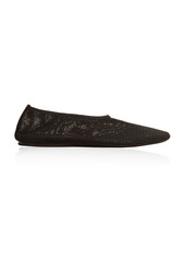 Khaite - Marcy Woven Ballerina Flats - Black - IT 37 - Moda Operandi