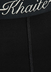 Khaite - Merry stretch-knit leggings - Black - XS