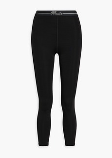 Khaite - Merry stretch-knit leggings - Black - XS