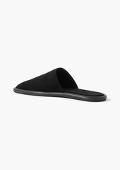 Khaite - Monaco suede slippers - Black - EU 36