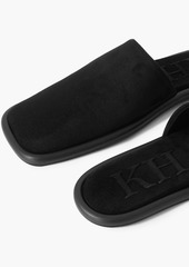 Khaite - Monaco suede slippers - Black - EU 36