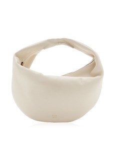 Khaite - Olivia Medium Leather Hobo Bag - White - OS - Moda Operandi