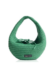 Khaite - Olivia Medium Raffia Hobo Bag - Green - OS - Moda Operandi