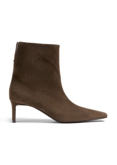 Khaite - Ona Suede Ankle Boots - Brown - IT 36.5 - Moda Operandi