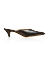 Khaite - River Leather Mules - Black - IT 37.5 - Moda Operandi