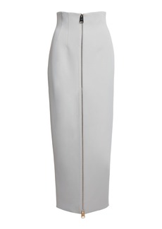 Khaite - Ruddy Crepe Satin Maxi Skirt - White - US 0 - Moda Operandi