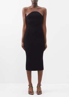 Khaite - Rummer Ribbed-knit Dress - Womens - Black
