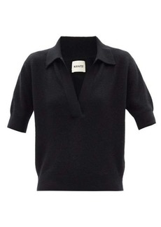 Khaite - V-neck Cashmere-blend Sweater - Womens - Black
