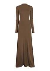 Khaite - Valera Knit Maxi Dress - Brown - M - Moda Operandi