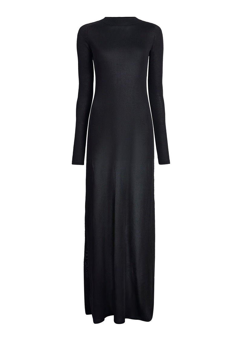 Khaite - Valera Knit Maxi Dress - Black - XS - Moda Operandi