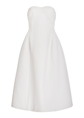 Khaite - Women's Blume Strapless Midi Dress - White - Moda Operandi