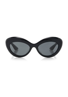 Khaite - x Oliver Peoples 1968C Cat-Eye Acetate Sunglasses - Black - OS - Moda Operandi