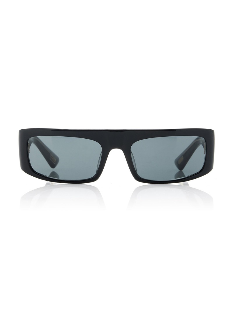 Khaite - x Oliver Peoples 1979C Square-Frame Acetate Sunglasses - Black - OS - Moda Operandi