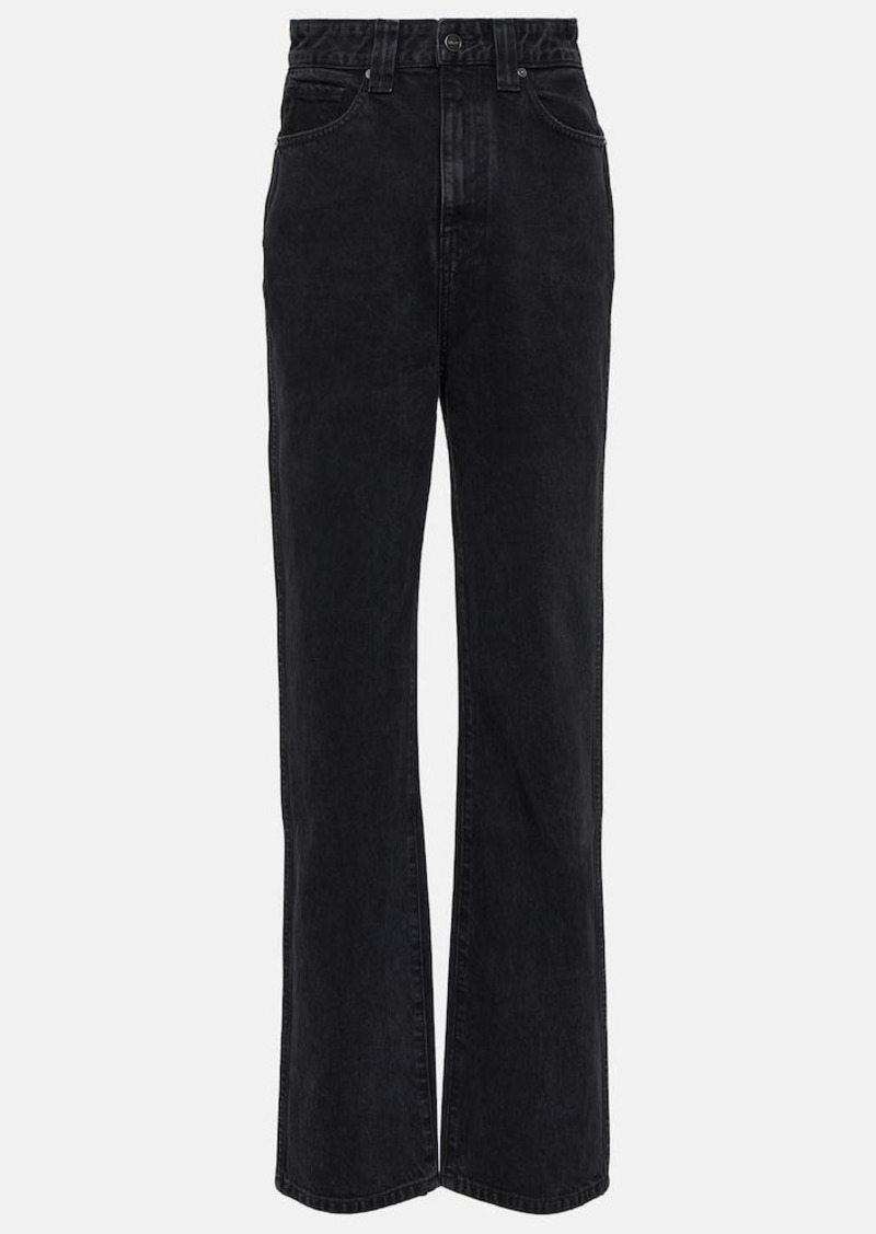 Khaite Albi high-rise straight jeans