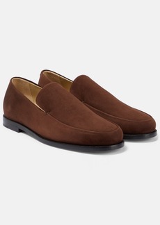 Khaite Alessio suede loafers