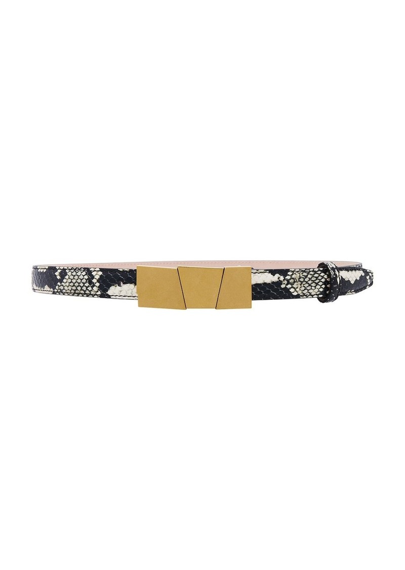 KHAITE Axel Antique Gold 20mm Belt