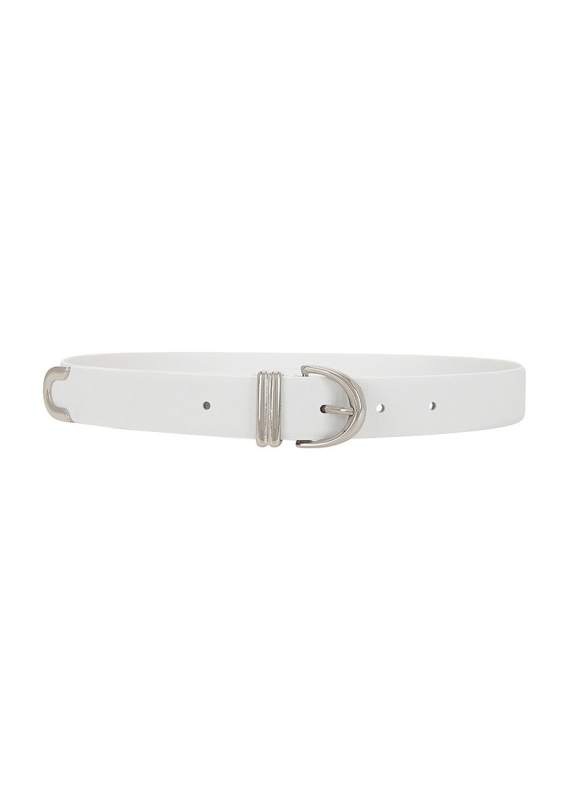 KHAITE Bambi Skinny Silver Hardware Belt