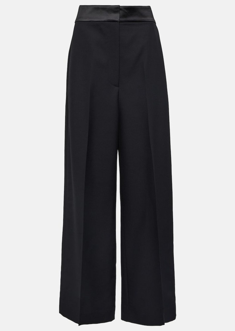 Khaite Banton high-rise wide-leg pants