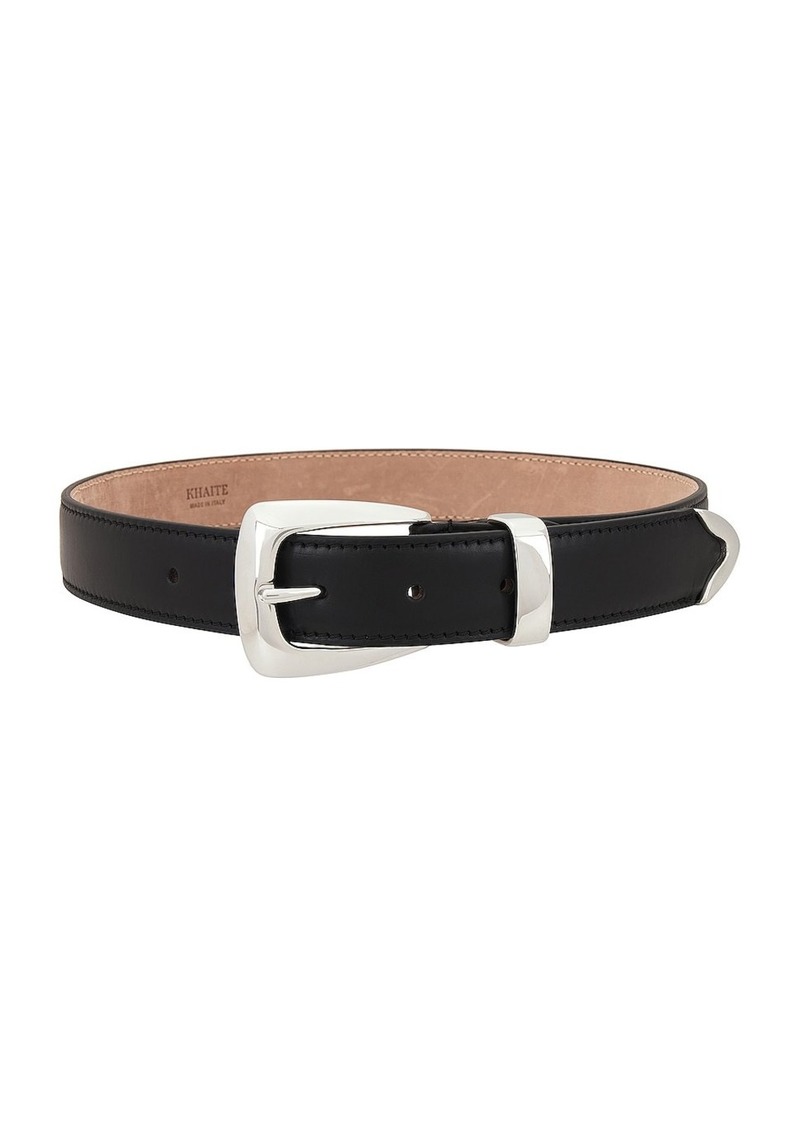 KHAITE Benny Silver Hardware Belt