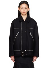 KHAITE Black 'The Herman' Jacket