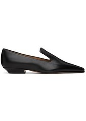 KHAITE Black 'The Marfa' Loafer