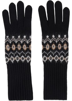 KHAITE Black 'The Vail' Gloves