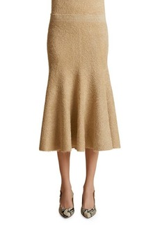 Khaite Cadence Silk & Cashmere Sweater Skirt