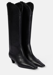 Khaite Dallas 45 leather knee-high boots