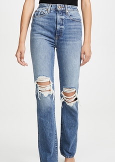 Khaite Danielle High Rise Stovepipe Jeans