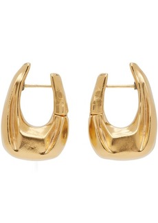 KHAITE Gold 'The Small Olivia' Hoop Earrings